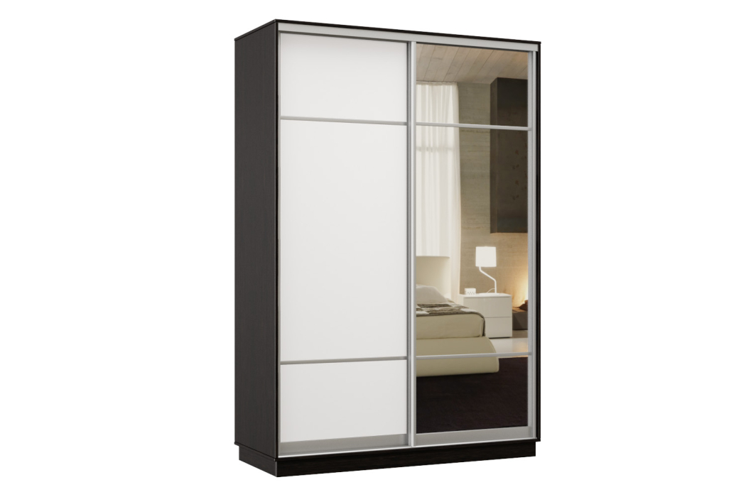 Шкафы-купе, Шкаф-купе Премьер Лайт 04 Мини (08;11) двухдверный