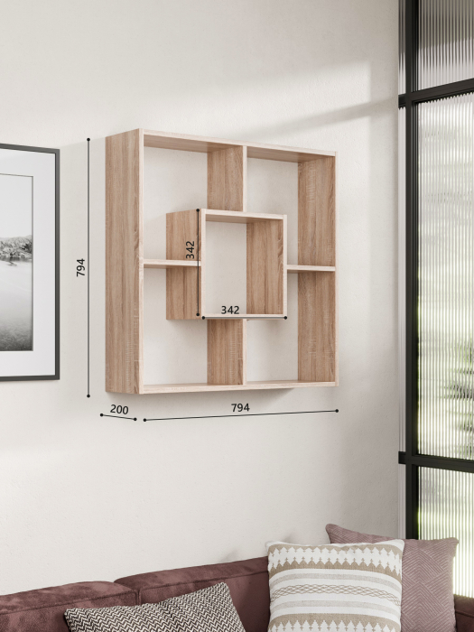 Настенные полки, Полка навесная Классика 04