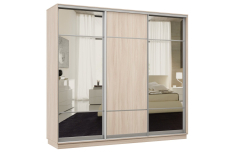 Шкафы-купе 3-х дверные, Шкаф-купе Премьер Лайт 56 (11;08;11) трехдверный