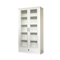 Витрины, Шкаф для книг Орлеан №838, ясень белый