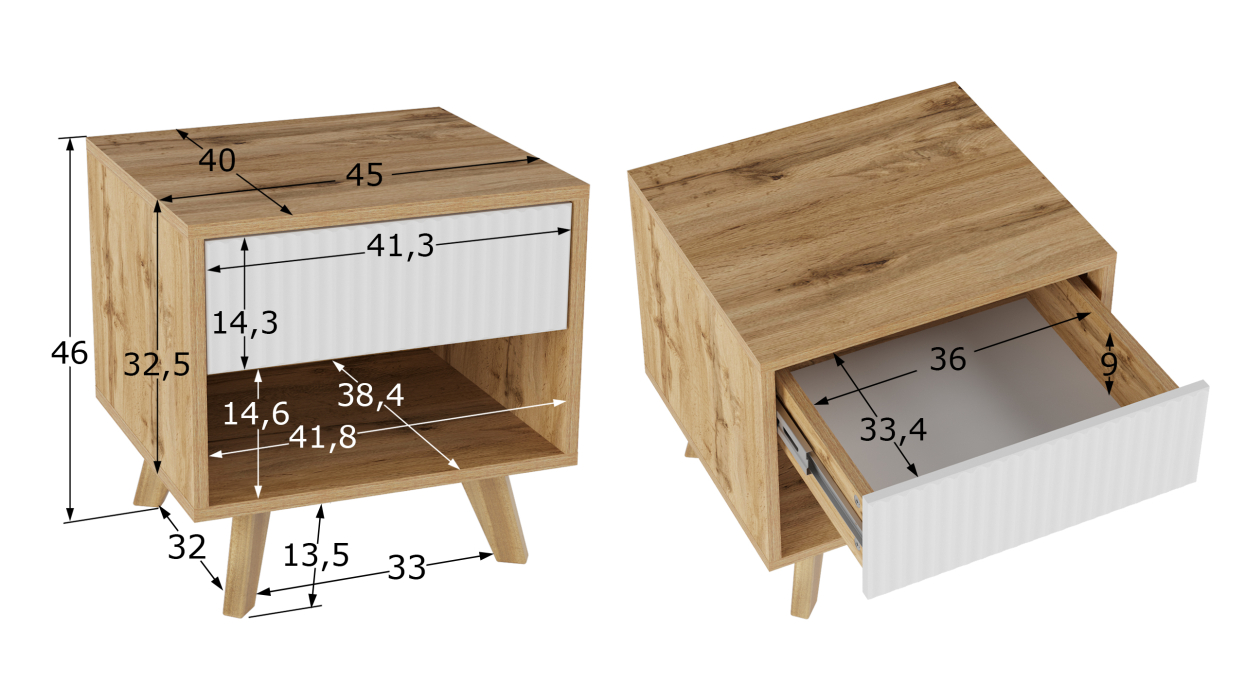 Прикроватные тумбы, Тумба Хагги