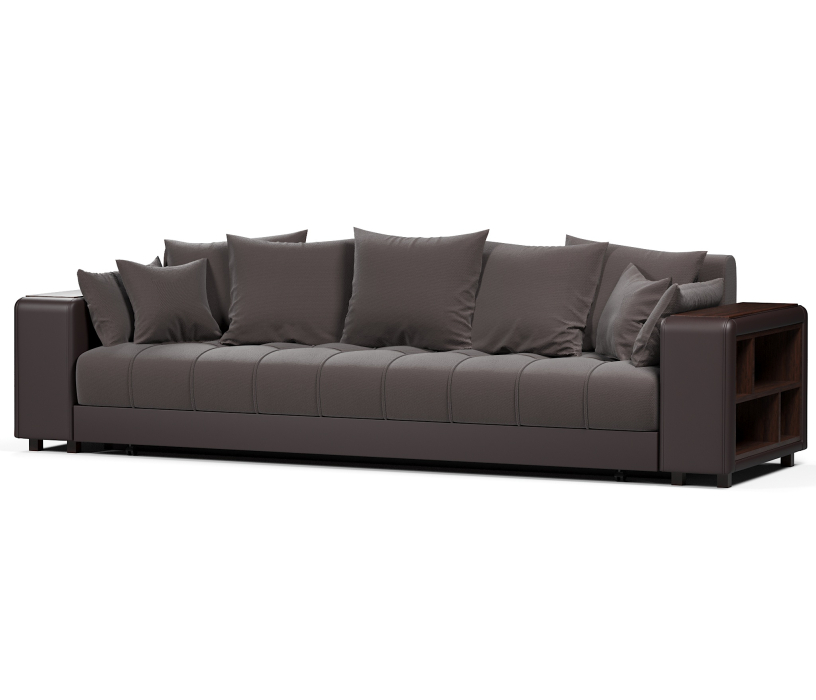 Диваны еврокнижки, Диван-кровать Дубай еврокнижка,велюр+экокожа