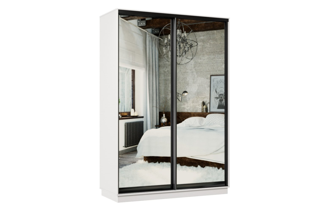 Шкафы-купе, Шкаф-купе Премьер 03 белый