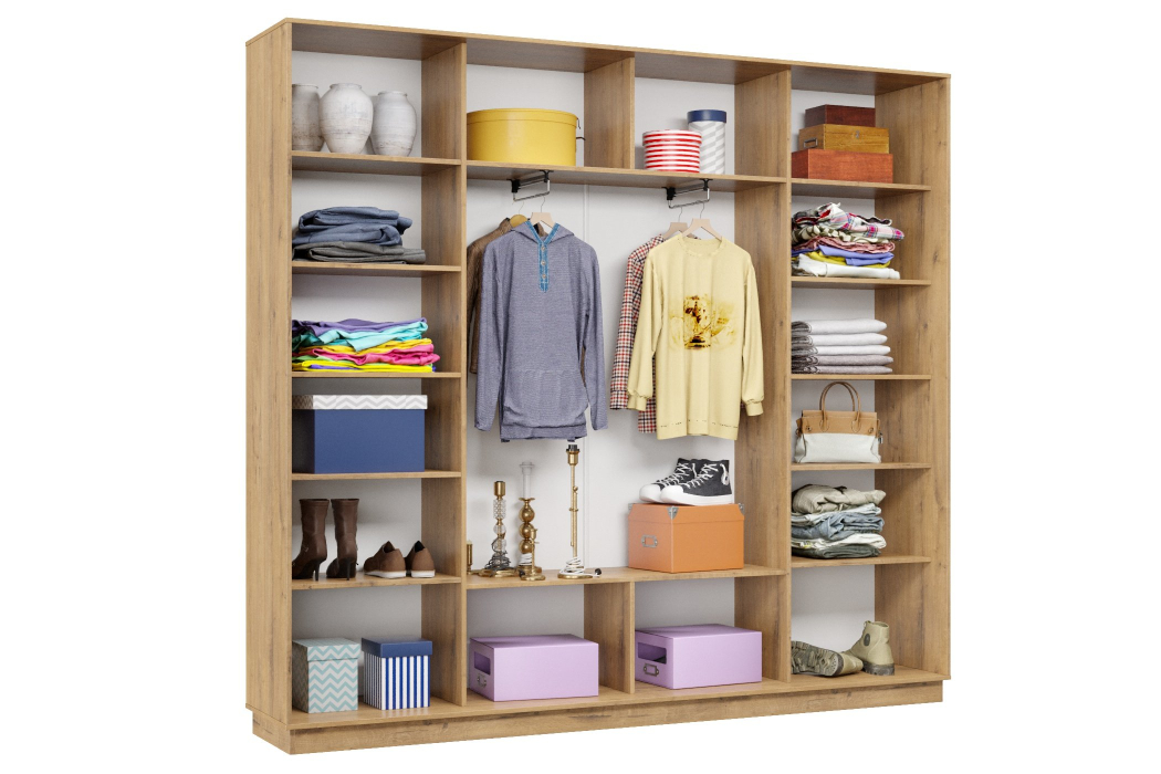 Шкафы-купе 3-х дверные, Шкаф-купе Премьер 57 (11ЗБ;11ЗБ;11ЗБ) фасады зеркало бронза/трёхдверный/Профиль чёрный муар