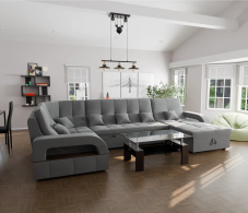 Диваны модульные угловые, Модульный диван Майами-4,микровелюр,антивандальная ткань,венеция