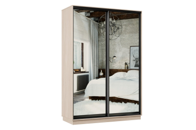 Шкаф-купе Премьер 02 ясень шимо светлый