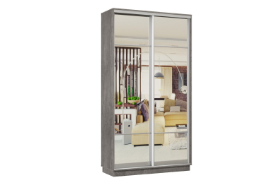 Шкаф-купе Премьер Лайт МИНИ 04 (11;11) двухдверный