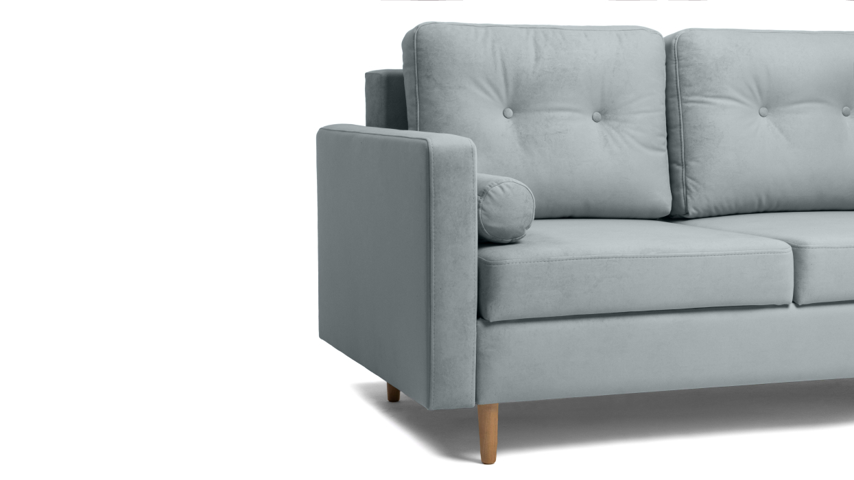 Диваны прямые кухонные, Диван Lucas 140, велюр