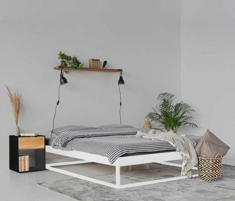 Кровати 140 см, Кровать-подиум Брио 1.4