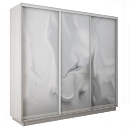 Шкаф-купе Экспресс 3-х дверный Фотопечать Шелк Стекла 210х45х240