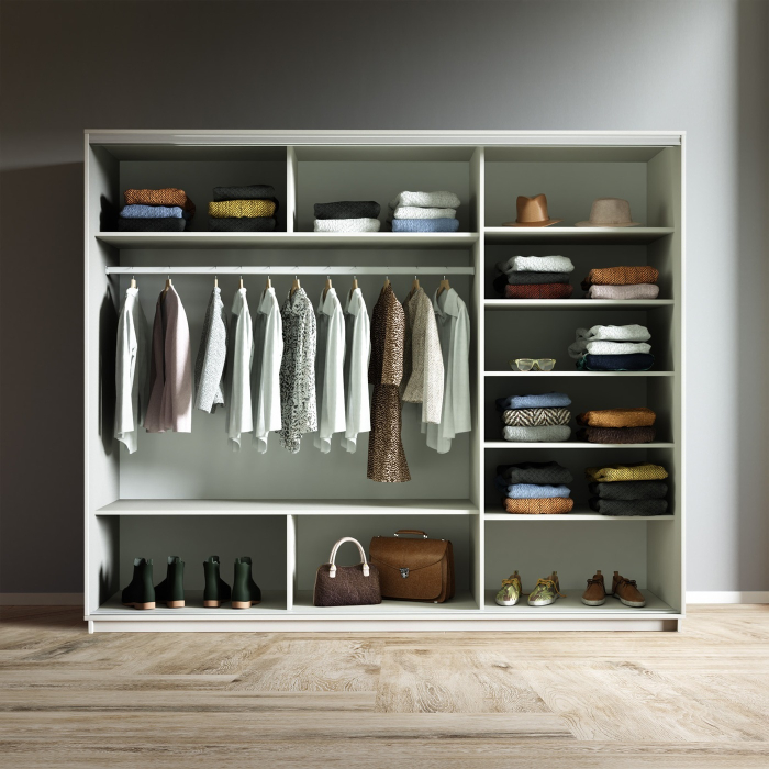 Шкафы-купе 3-х дверные, Шкаф-купе Экспресс 3-х дверный Фотопечать Шелк Стекла 180х60х240