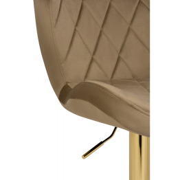 Барный стул Porch golden(велюр)