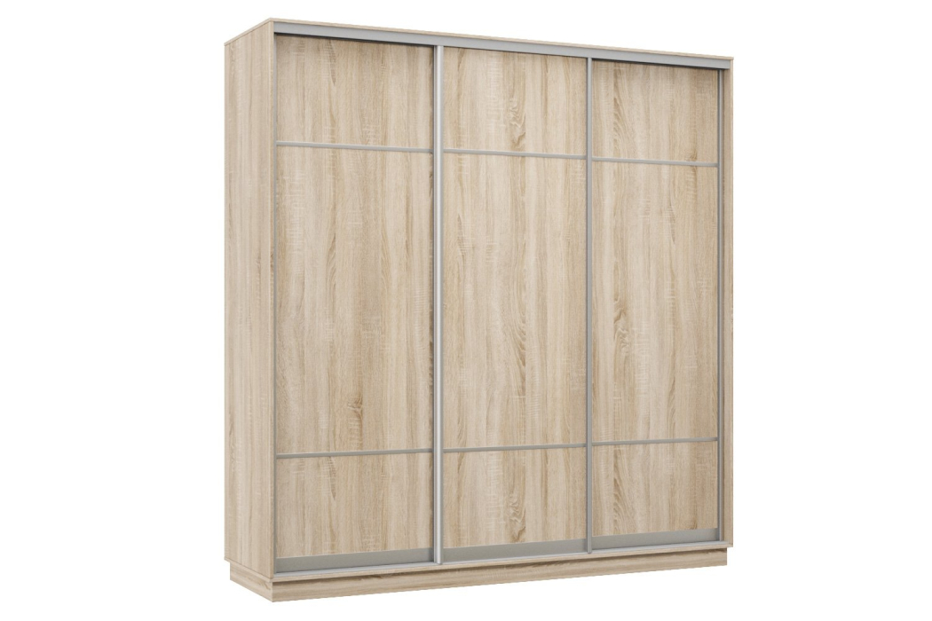 Шкафы-купе 3-х дверные, Шкаф-купе Премьер Лайт 63 (08;08;08) трехдверный