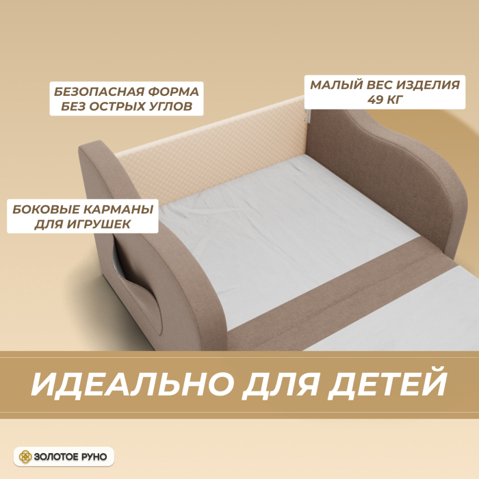 Детские диваны, Прямой диван Бали ППУ, велюр