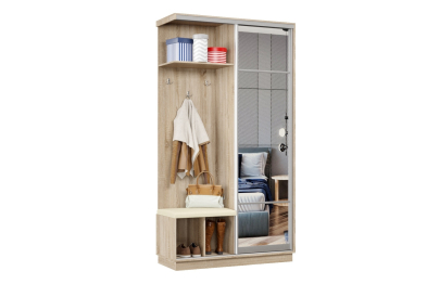 Прихожая Премьер 01 Лайт Мини 11 Левая Мягкая