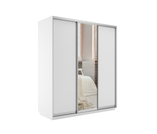 Шкаф-купе Экспресс Медиум (1 зеркало) трио 2400 x 2100 x 600