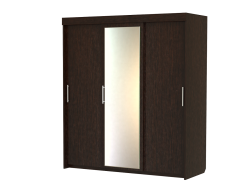 Шкафы-купе 3-х дверные, Шкаф-купе шк-20 3-х дверный с зеркалом