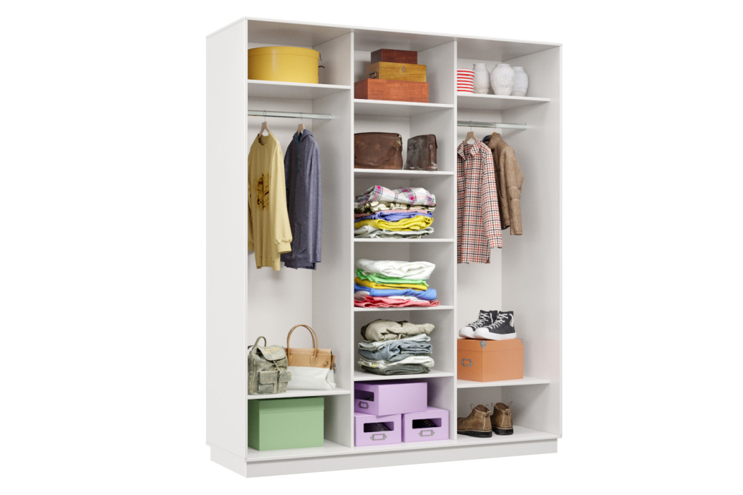 Шкафы-купе 3-х дверные, Шкаф-купе Премьер Лайт 28 (11;11;11) трехдверный