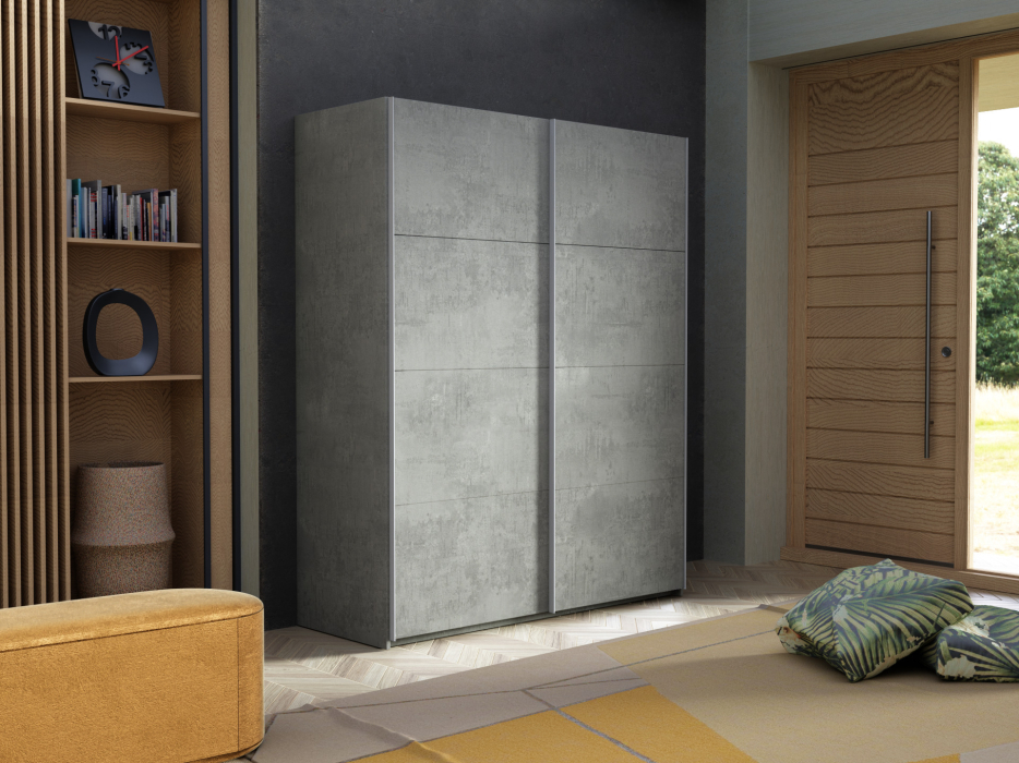 Шкафы-купе 2-х дверные, Шкаф-купе Эста ДСП+ДСП 180х66х240