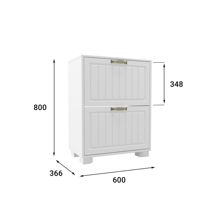 Обувницы, Тумба для обуви (обувница) «Монблан» МБ-33К
